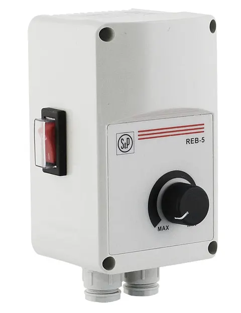REB 5 - natynkowy regulator obrotów 5A 230V