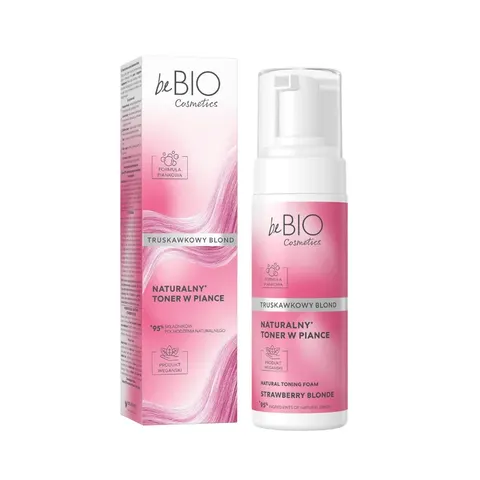 BeBio Ewa Chodakowska Naturalny toner w piance Truskawkowy Blond 120ml