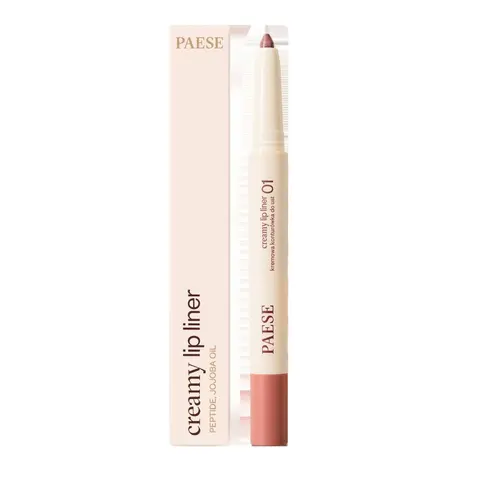 PAESE TASTY LIPS kremowa konturówka do ust 01 CUTE NUDE 0,6g