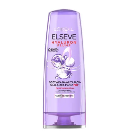 ELSEVE HYALURON PLUMP Odżywka nawilżająco-scalająca DO WŁOSÓW ODWODNIONYCH, 300 ml