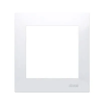 SIMON 54 Premium Ramka pojedyncza IP20 /IP44, biała; DR1/11 KONTAKT-SIMON