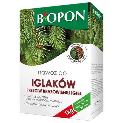 Nawóz Przeciw Brązowieniu Igieł 1kg BIOPON