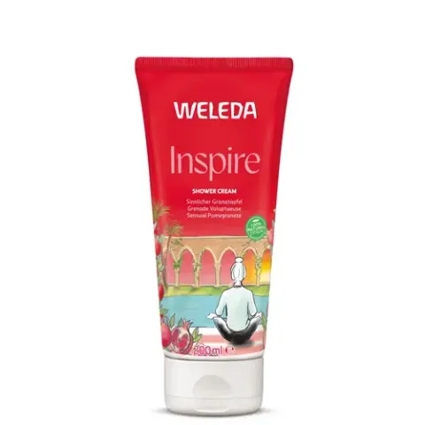 WELEDA Inspire kremowy płyn pod prysznic z granatem - 200ml