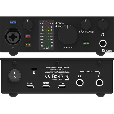 Interfejs audio topping e1x2 otg