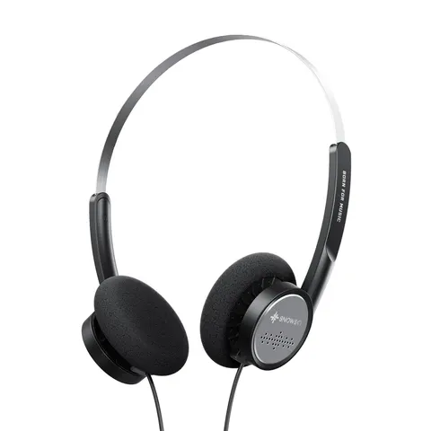 Fiio snowsky wind - black - słuchawki nauszne w stylu retro