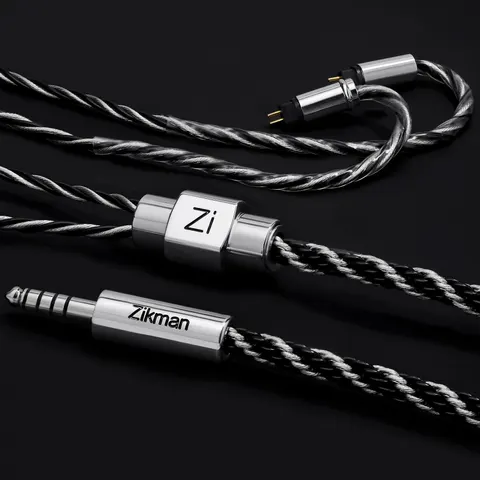 Zikman tiber elegance mk2 — flagship hybrid occ copper & silver audiophile cable
