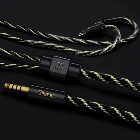 Zikman arno elegance – hybrid copper & gold-plated silver cable