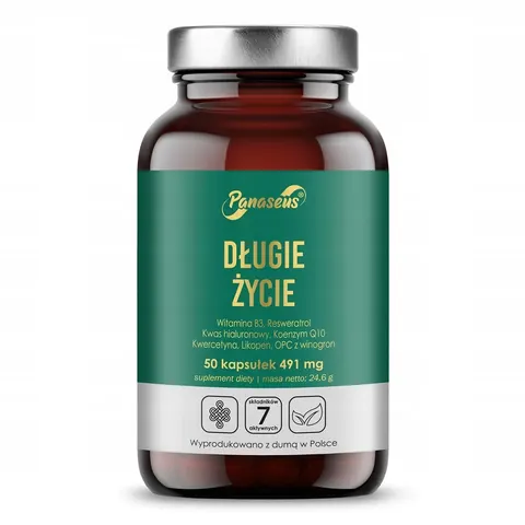 Panaseus Długie Życie suplement diety 50 kapsułek