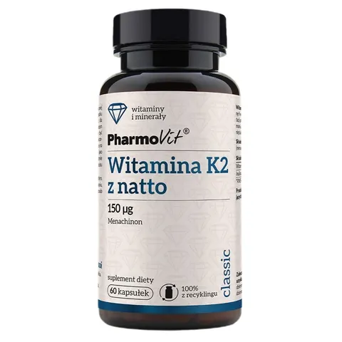 WITAMINA K2 (150 µg) BEZGLUTENOWA 60 KAPSUŁEK - PHARMOVIT (CLASSIC)