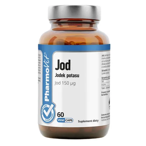 JODEK POTASU (150 µg) 60 KAPSUŁEK - PHARMOVIT (CLEAN LABEL)