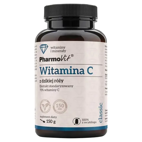 Pharmovit - Witamina C z dzikiej róży 150 g - Classic