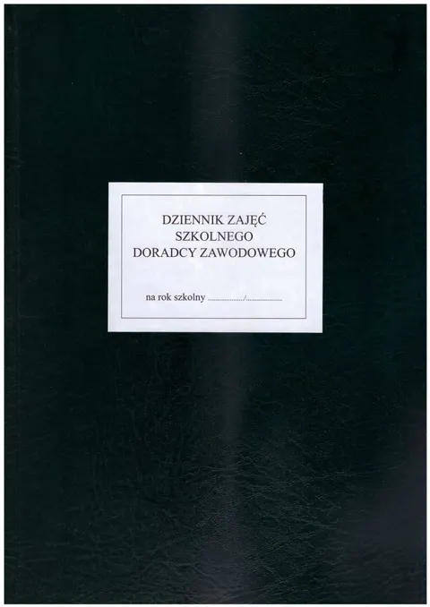 Dziennik zajęć szkolnego doradcy zawodowego