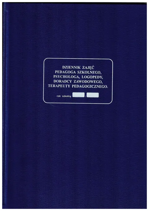 Dziennik Pedagoga Szkolnego (Psychologa) MEN-I/10 (U)