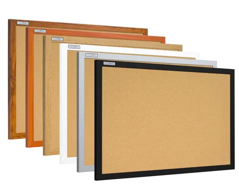 Tablica korkowa 100x70 w ramie MDF - różne warianty
