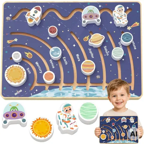 TOOKY TOY Tablica Edukacyjna Układ Słoneczny