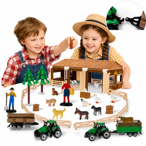 WOOPIE Zestaw Mały Farmer XL Figurki Gospodarstwo