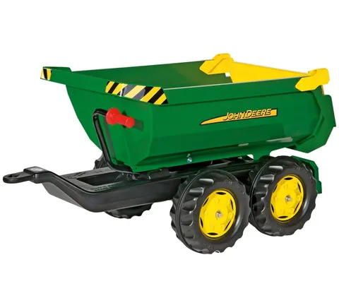 Rolly Toys dwuosiowa przyczepa wywrotka John Deere