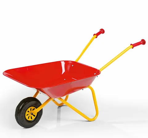 Taczka dla dzieci czerwona metalowa Rolly Toys