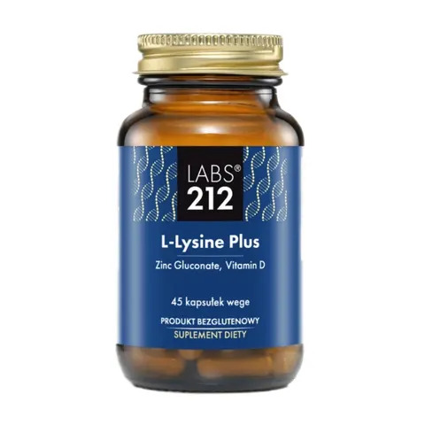 LABS212 L-Lysine Plus suplement diety 45 kapsułek