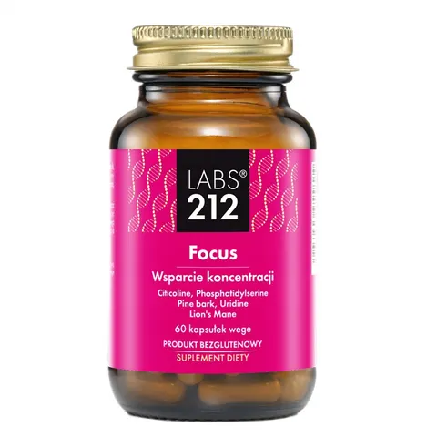 LABS212 Focus - Wsparcie koncentracji (60 kaps.)