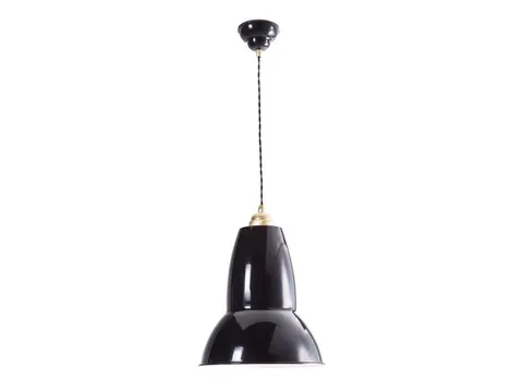 Original 1227 Brass Maxi Pendant Deep Slate - lampa wisząca