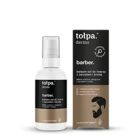 TOŁPA DERMO BARBER BALSAM-ŻEL DO TWARZY Z ZAROSTEM I BRODĄ 75ML