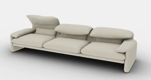Maralunga Maxi — sofa 3-osobowa