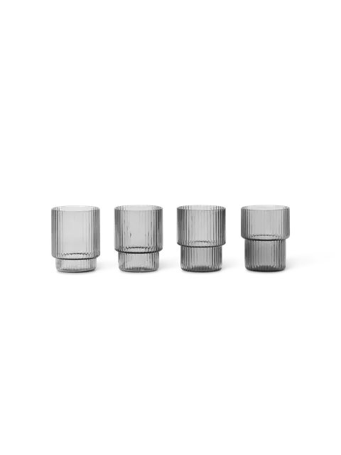 Ripple Small Glasses - szklanki, set 4 szt.
