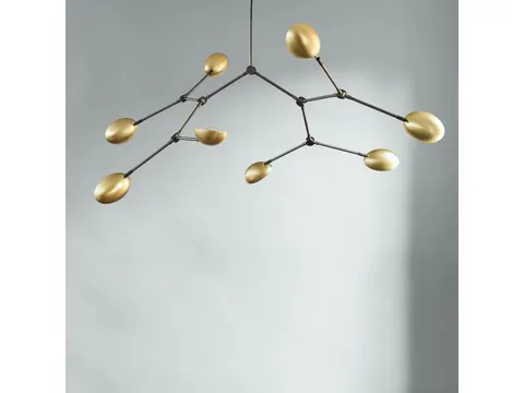 Drop Chandelier Brass - żyrandol