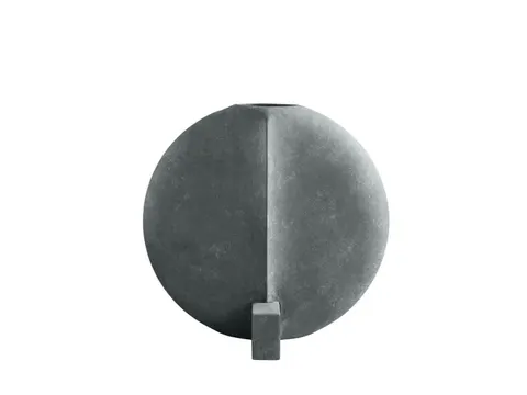 Guggenheim Vase Big Dark Grey - wazon