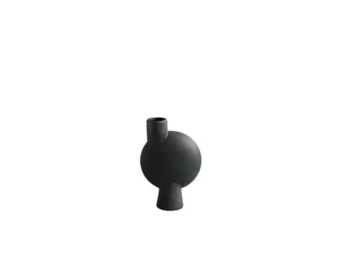 Sphere Vase Bubl Medio Coffee - wazon