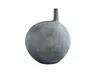Submarine Vase Big Light Grey - wazon
