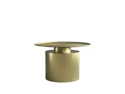 Promocja! Pillar Table Low Brass - stolik