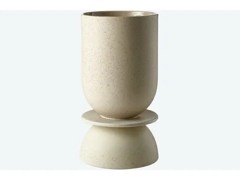 Hour flowerpot large Sand - doniczka