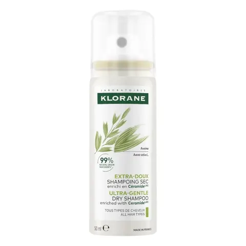 KLORANE Ultrałagodny szampon suchy z owsem i ceramidami - 50 ml