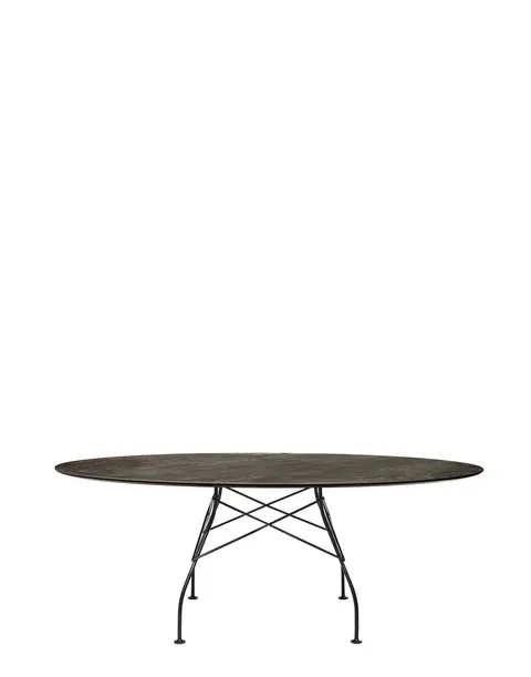 PROMOCJA! Glossy Marble Oval - stół