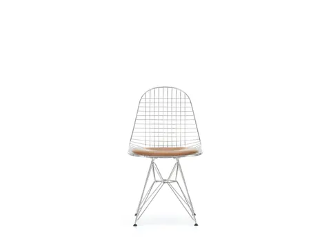 Wire Chair DKX-5 - krzesło z tapicerowaną poduchą