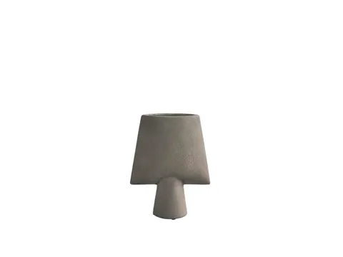 Sphere Vase Square Mini Taupe - wazon