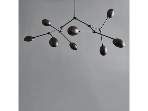 Drop Chandelier Burned Black - żyrandol