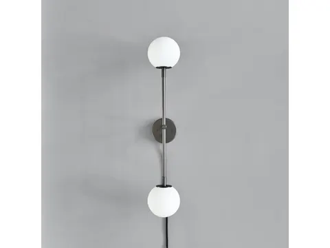 Drop Wall Lamp Bulp Grey - lampa ścienna