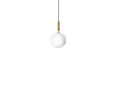 Miira 1 Large Brass/Opal - lampa wisząca