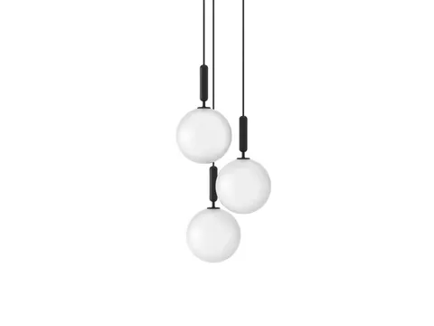 Miira 3 Large Rock Grey/Opal - lampa wisząca