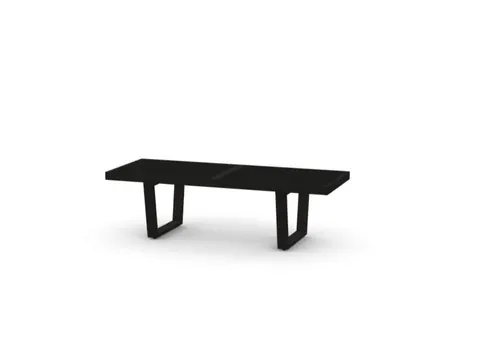 Nelson Bench - Black ash - ławka