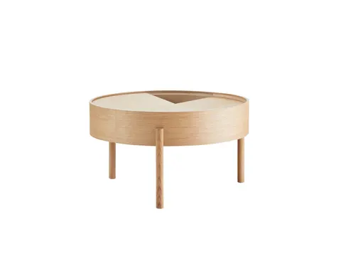 Arc Coffee Table 66 - Oiled Oak - stolik