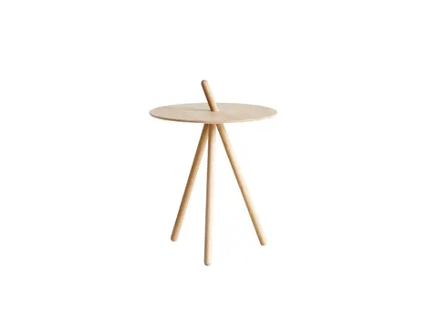 Come Here Side Table - White Pigmented Oak - stolik