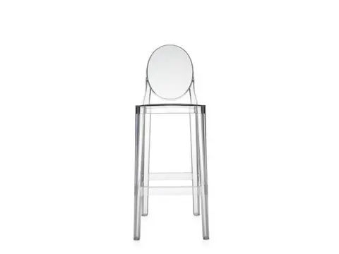 PROMOCJA! One more, One more please - hocker przezroczysty, h 75 cm (z ekspozycji)