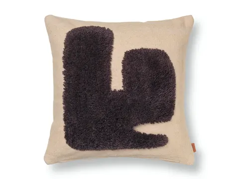 Lay Cushion - Sand/Dark Brown - poduszka