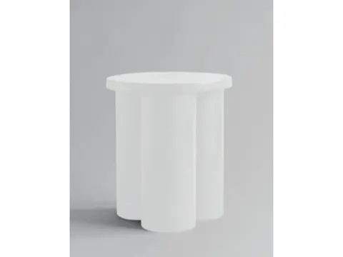 Big Foot Table, Tall - Bone White - stolik
