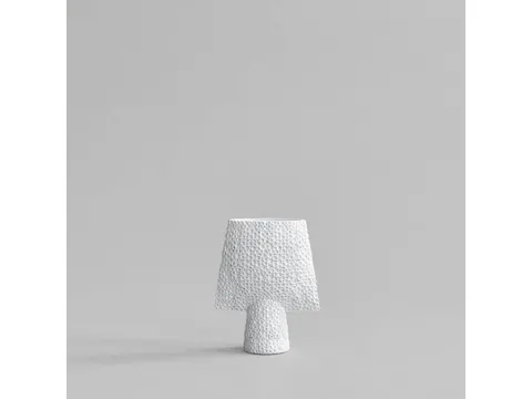 Sphere Vase Square Shisen, Mini - Bone White - wazon