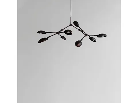 Drop Chandelier Burned Black Mini - żyrandol